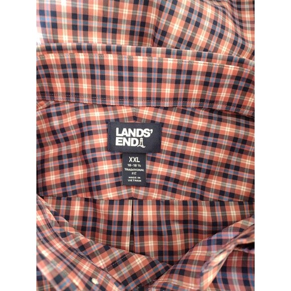 L.L. Bean men's long‎ sleeve plaid button-down traditional fit XXL - Picture 9 of 9